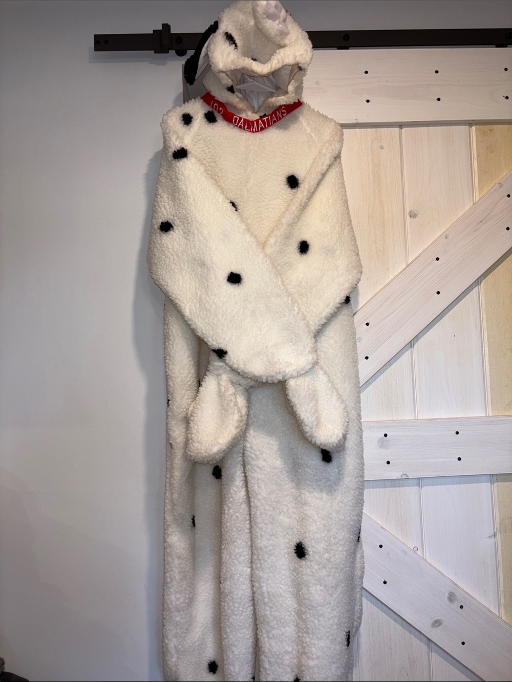 102 Dalmatian Vintage Hooded Onesie Halloween Costume